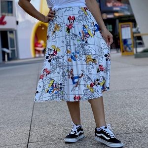 NWOT Fashion Mickey Maxi Long Skirt